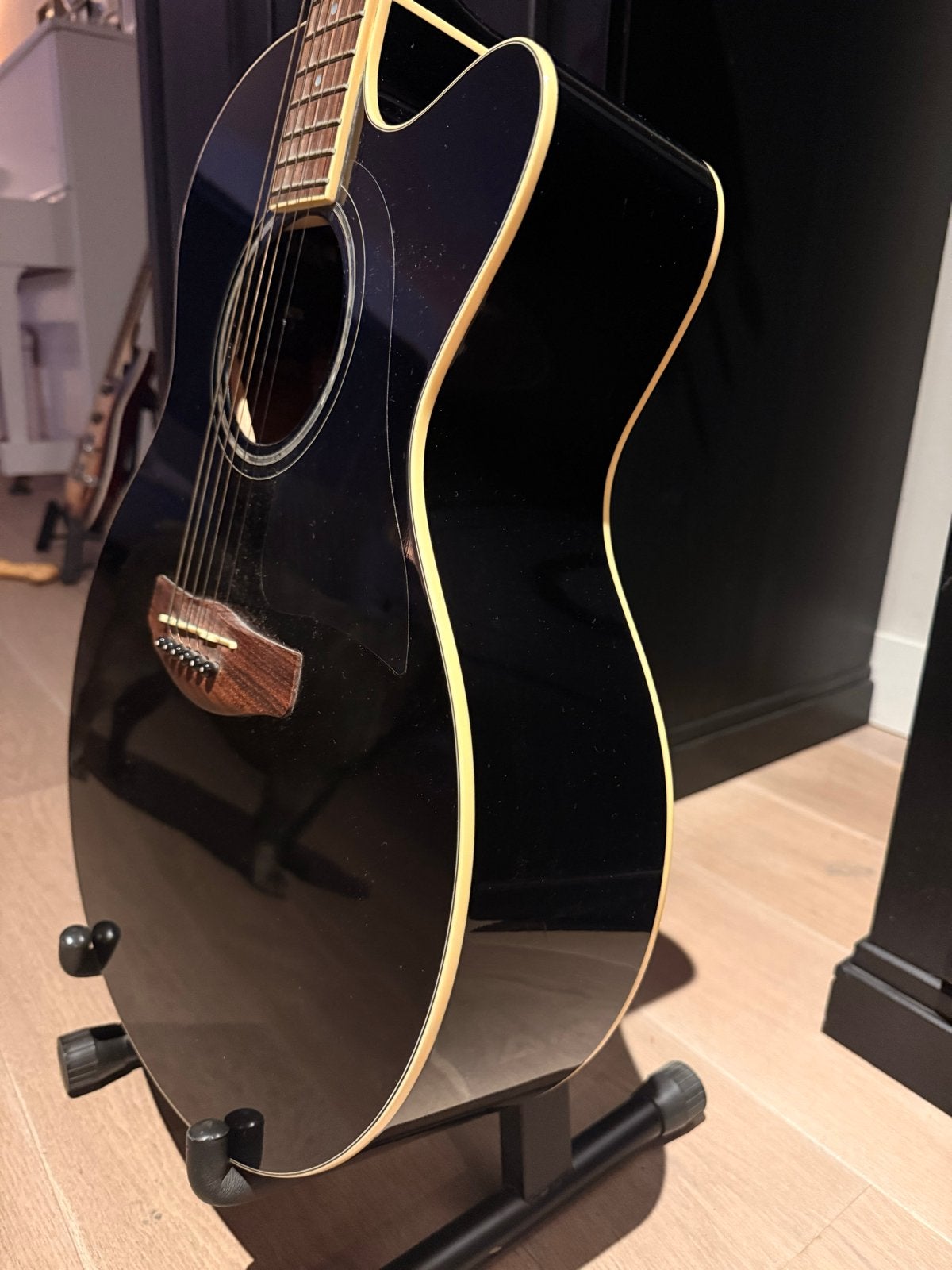 Yamaha CPX500BL Elektro-akoestische gitaar, Ophalen, Gebruikt, Western- of Steelstringgitaar, Met (piezo-)element