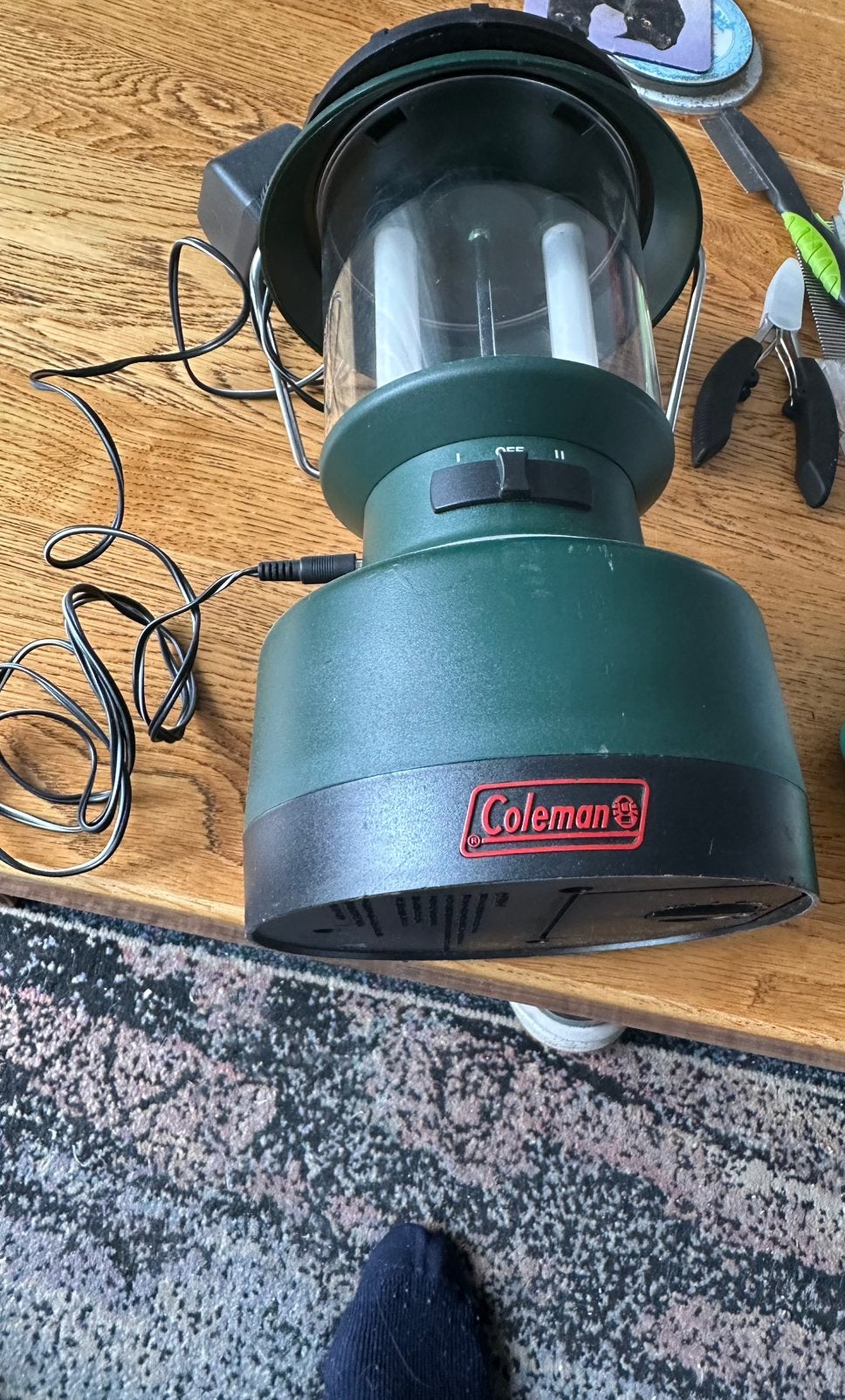 Coleman Camping lamp, Caravans en Kamperen, Ophalen of Verzenden, Gebruikt