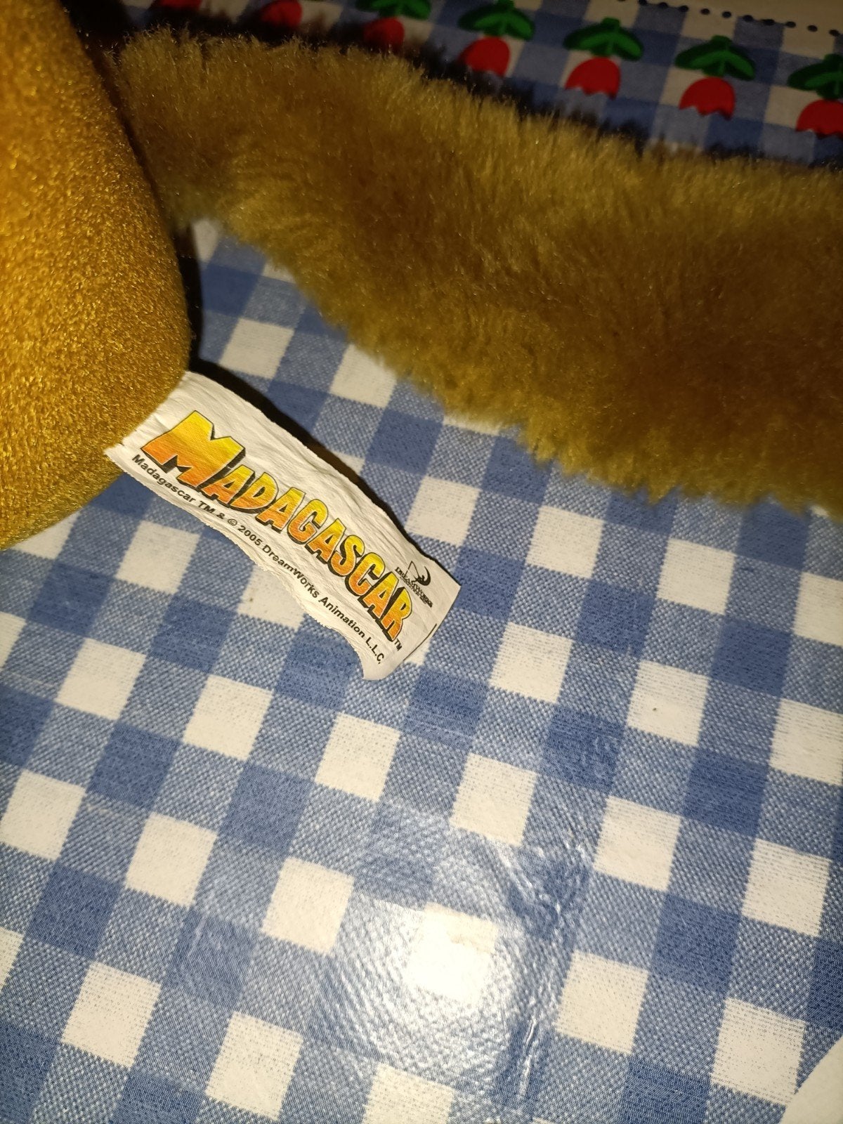 Mort knuffel Madagascar 19 cm groot, Ophalen of Verzenden, Zo goed als nieuw, Overige typen