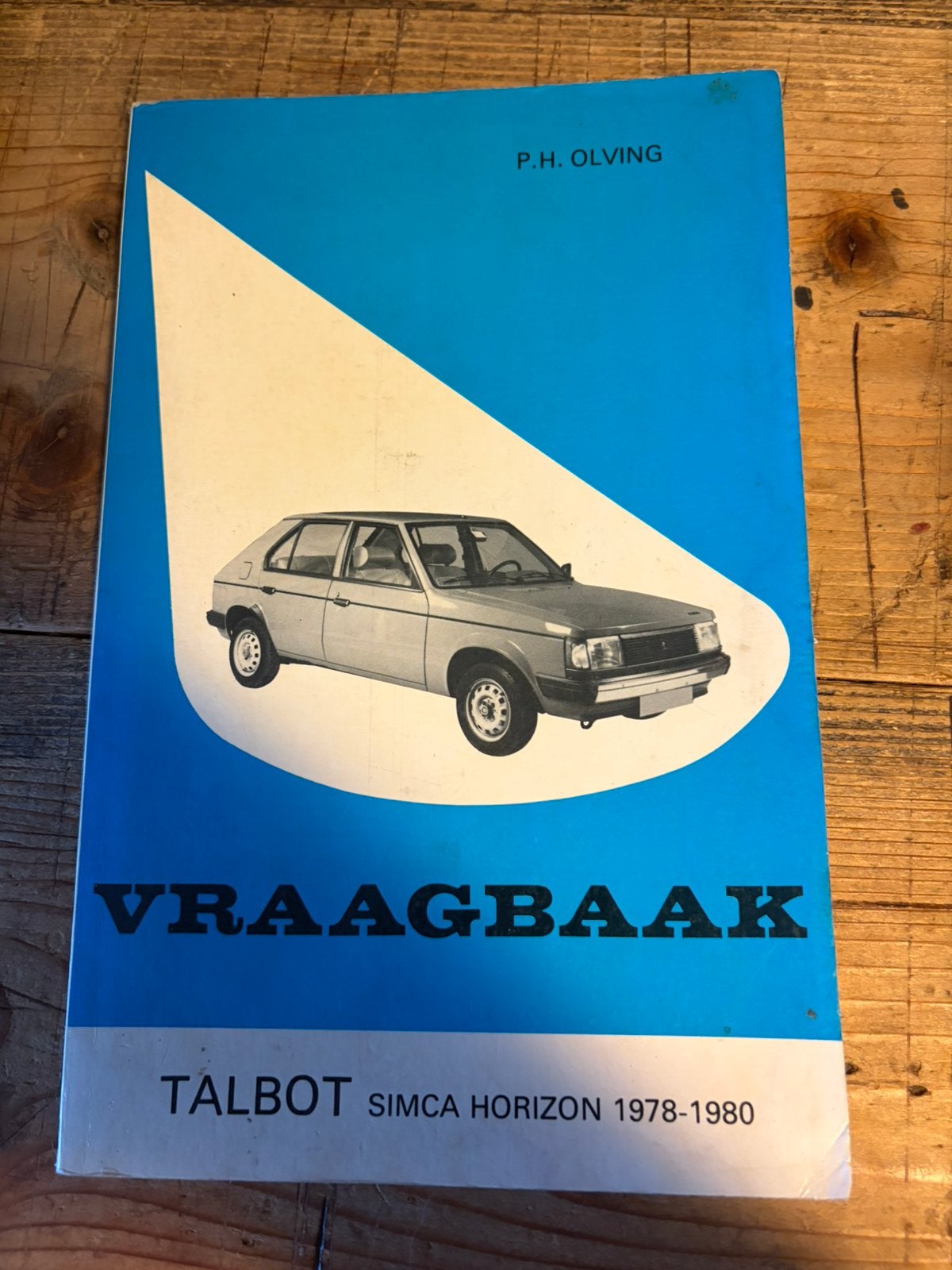 VRAAGBAAK TALBOT SIMCA HORIZON 1978-1980, Ophalen