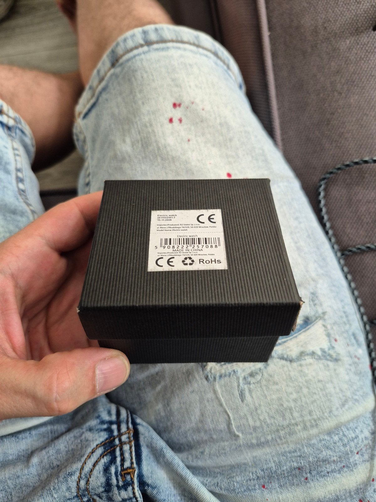Gouden digitaal horloge - Nieuw in doos, Overige merken, Overige materialen, Polshorloge, Overige materialen