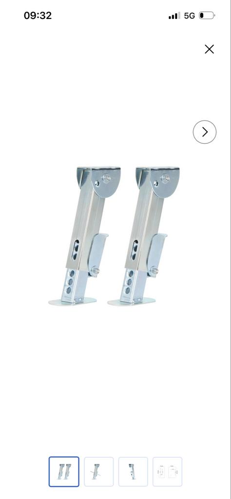 Obelink campersteun - 61 cm (set van 2), Caravans en Kamperen, Ophalen of Verzenden, Nieuw