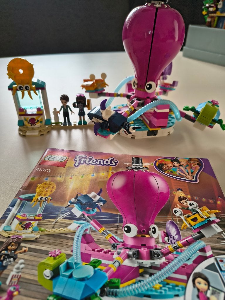 LEGO Friends Funny Octopus Ride 41373, Lego, Ophalen of Verzenden, Zo goed als nieuw, Complete set