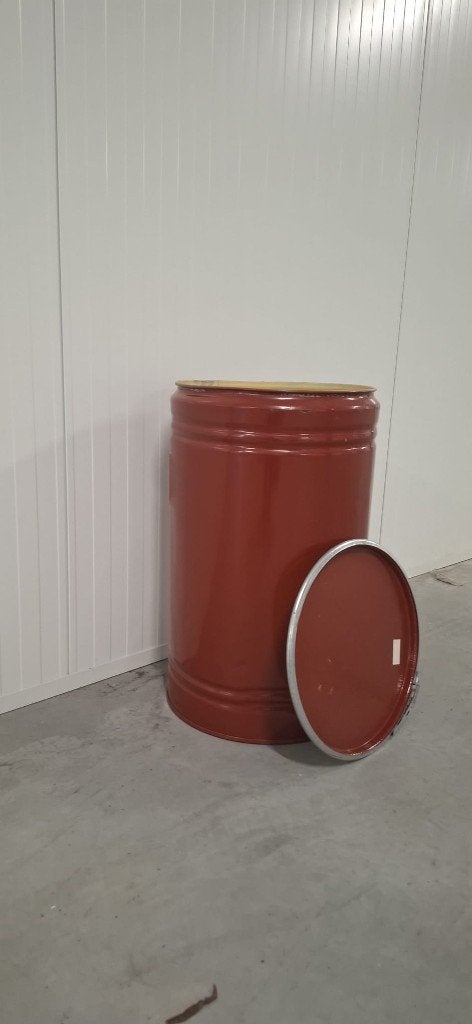 100 liter stalen dekselvat, Ophalen, EU, Gebruikt, DVV
