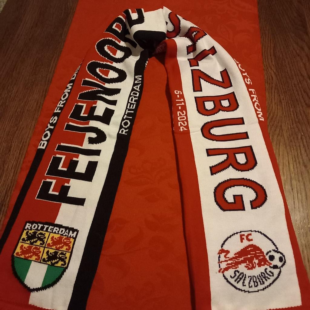Feyenoord -salzburg sjaal, Ophalen of Verzenden, Nieuw, Feyenoord, Vaantje of Sjaal