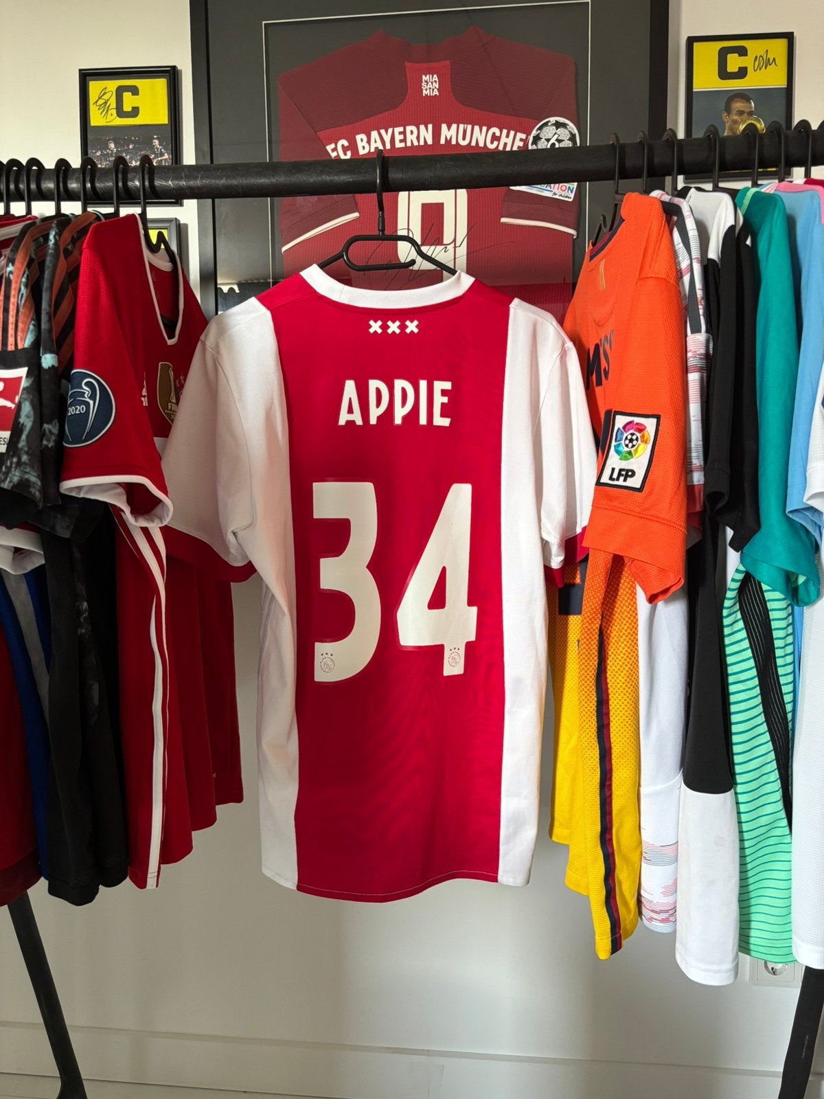 Authentiek Ajax 2017/18 Thuisshirt met ‘Appie’ 34 bedrukking, Verzamelen, Ophalen of Verzenden, Zo goed als nieuw, Ajax, Shirt