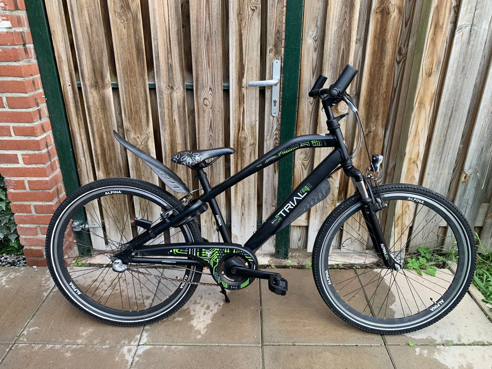 26 inch jongensfiets Alpina Trial, Ophalen, Gebruikt, 26 inch of meer, Versnellingen