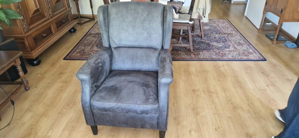 Bankstel en twee losse stoelen zgan, Ophalen, Zo goed als nieuw, 75 tot 100 cm
