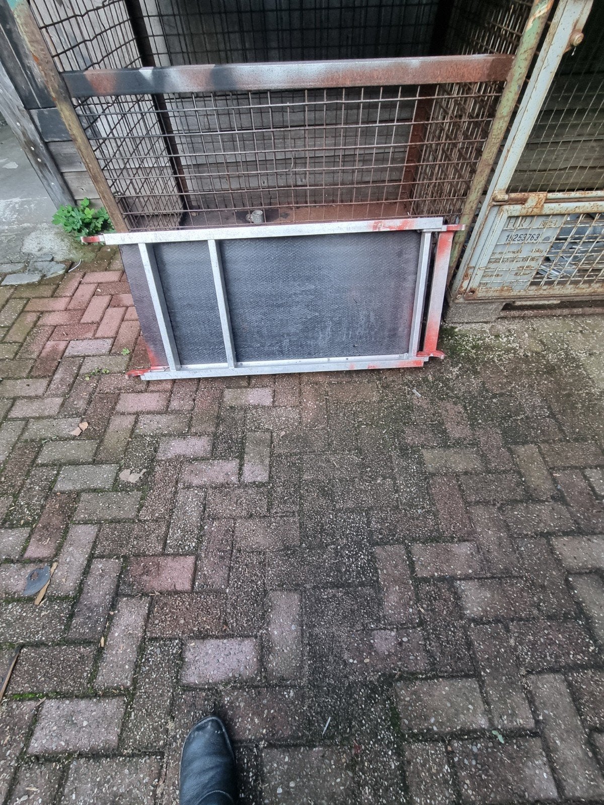 altrex fiberdeck plateau 120x60 cm twee stuks, Ophalen, Zo goed als nieuw, Rolsteiger of Kamersteiger, Minder dan 2 meter