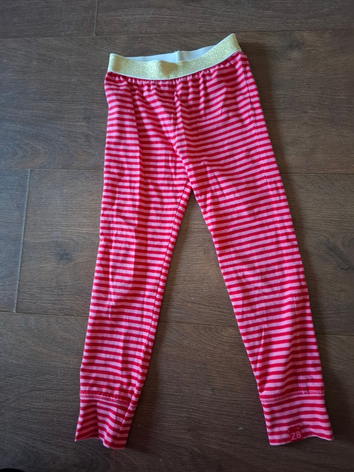 Z8 gestreepte legging roze/rood maat 116, Broek, Meisje, Z8, Ophalen of Verzenden