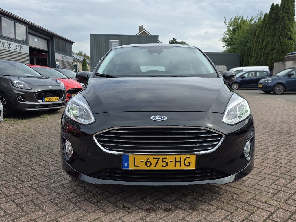Ford Fiesta 1.0 EcoB. Titanium, keyless, navi, parkeersensor, Auto's, 94 pk, Stof, 580 kg, 1064 kg