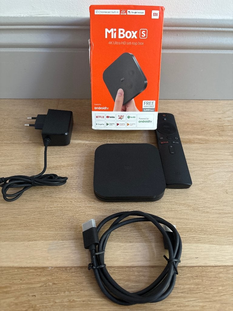 Xiaomi Mi Box S 4K Ultra HD Android TV Box, Audio, Tv en Foto, Mediaspelers, Ophalen of Verzenden, Zo goed als nieuw, HDMI, Minder dan 500 GB
