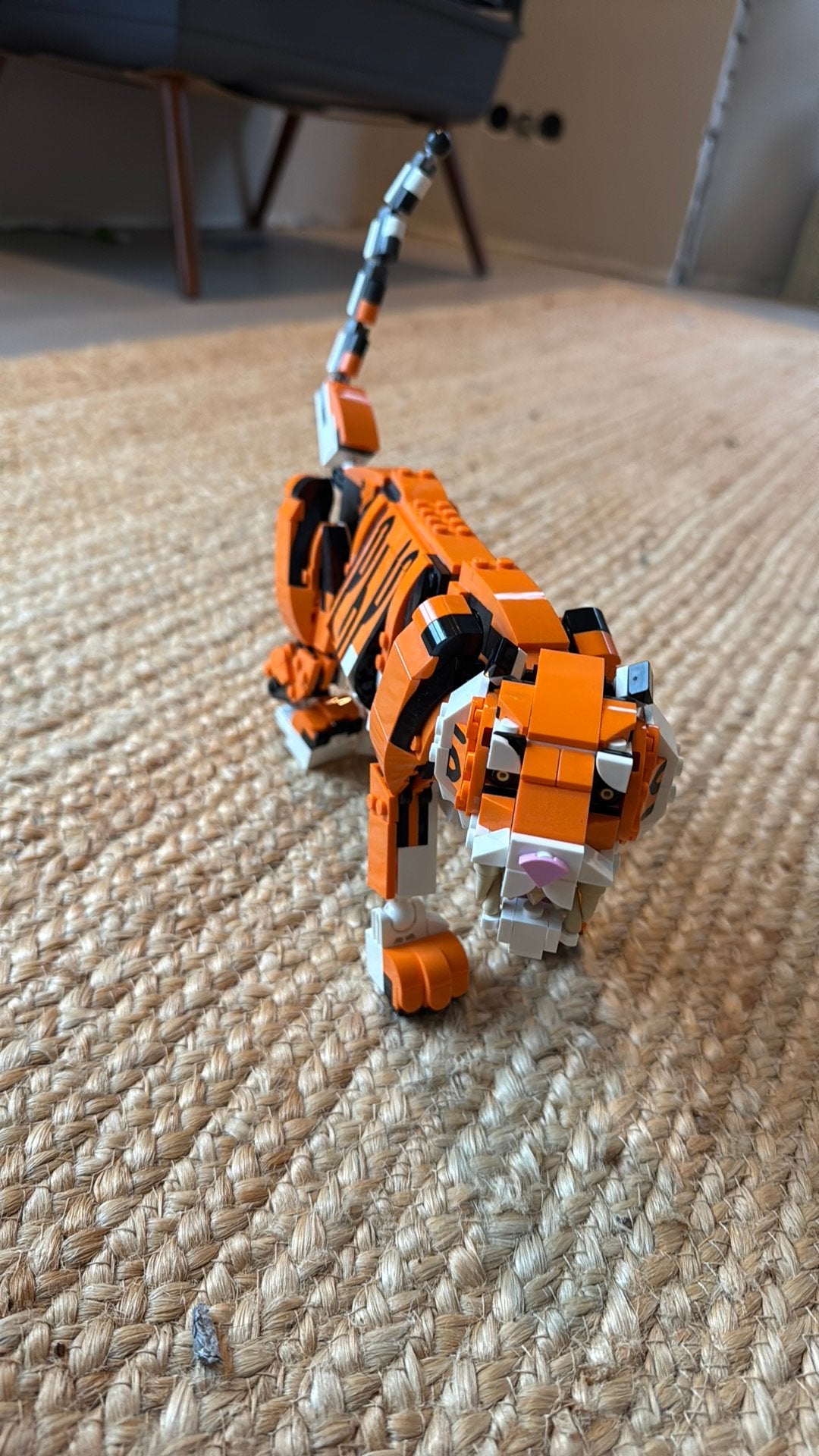 Lego 3 in 1 tijger, wasbeer en vis inclusief normale doos, Lego, Ophalen of Verzenden, Zo goed als nieuw, Inclusief doos