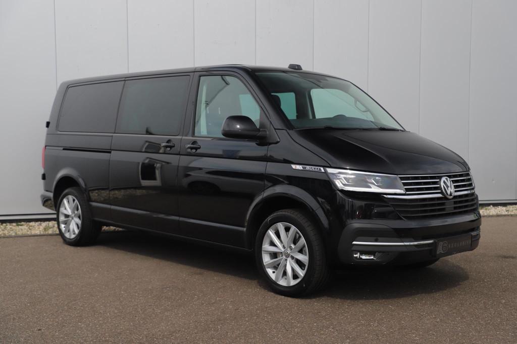 Volkswagen Transporter 2.0 TDI L2H1 DC Bulli 204PK DSG Autom, Stof, Gebruikt, 4 cilinders, Met garantie (alle)