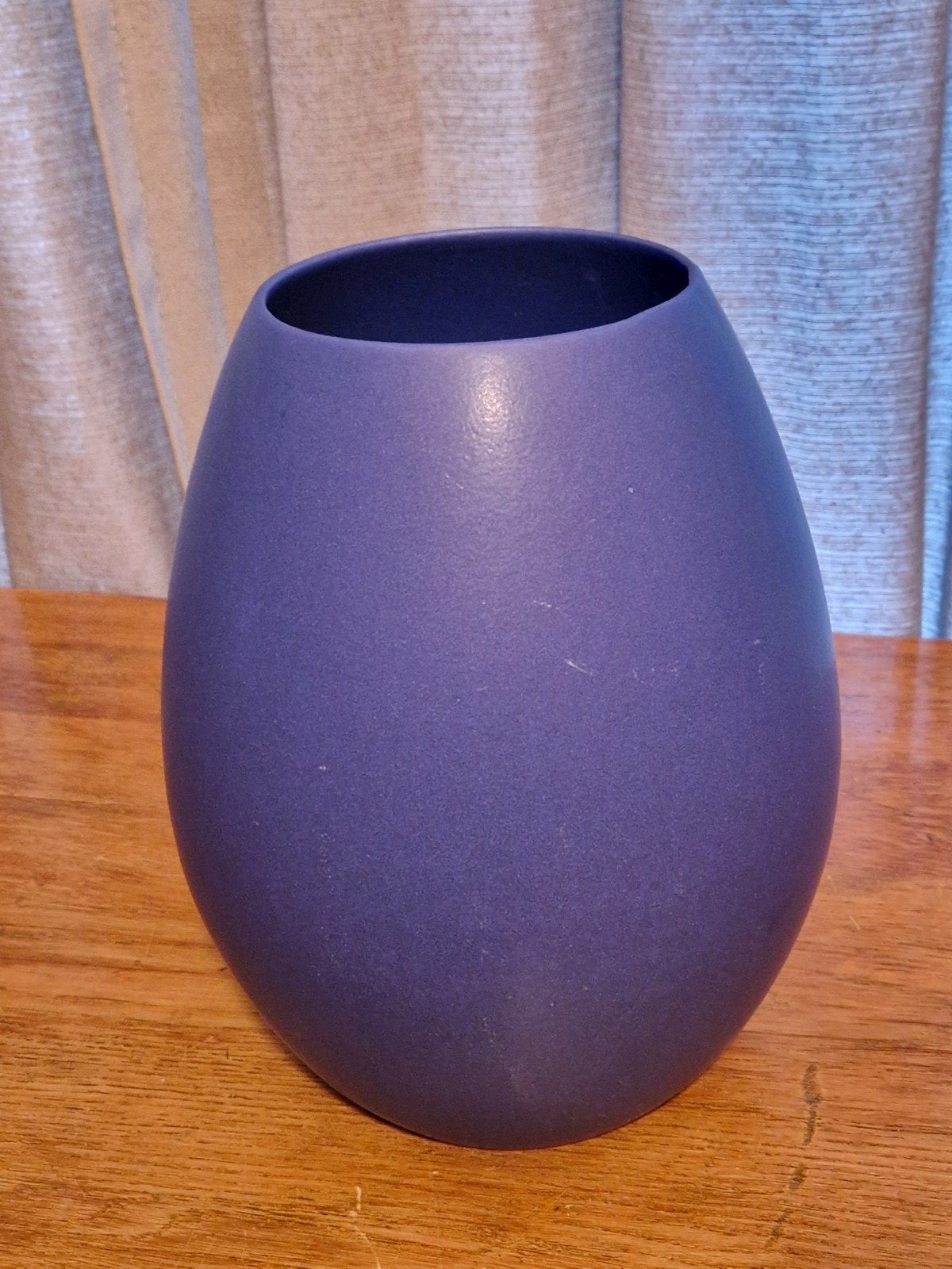 Vintage kobalt design vaas, 22 X 22 X 28 cm, Ophalen of Verzenden, Zo goed als nieuw, Design, Design