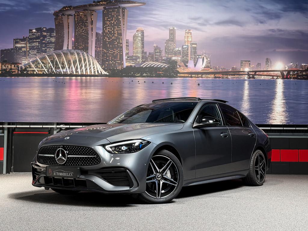 Mercedes-Benz C-Klasse C300 e AMG |Memory|HeadUp||Sfeer|Pano, Automaat, Achterwielaandrijving, 4 cilinders, Bedrijf