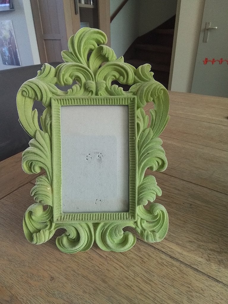 Foto's lijstje, Gebruikt, 20 cm, Ophalen of Verzenden, Groen