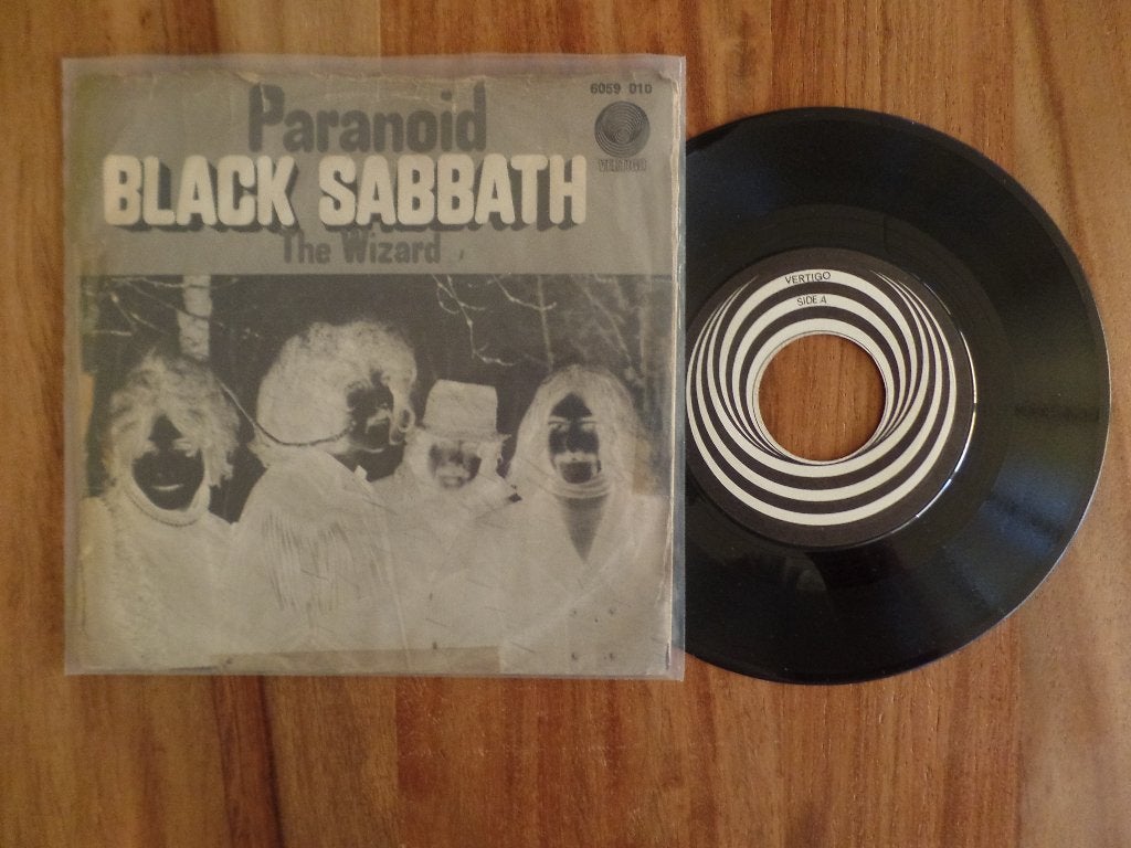 single  Black Sabbath - Paranoid, Cd's en Dvd's, Vinyl Singles, Ophalen of Verzenden, Gebruikt, 7 inch, Rock en Metal