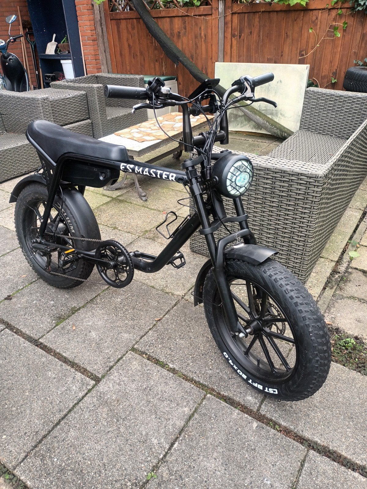 ESKMASTER E-bike - Fatbike - Zwart - Zo goed als nieuw, Ophalen of Verzenden, Zo goed als nieuw, Overige merken
