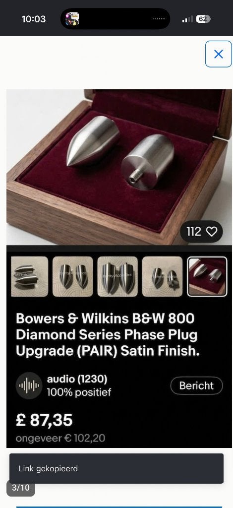 Bowers & Wilkins B&W 800 Diamond Series, Ophalen of Verzenden, Zo goed als nieuw