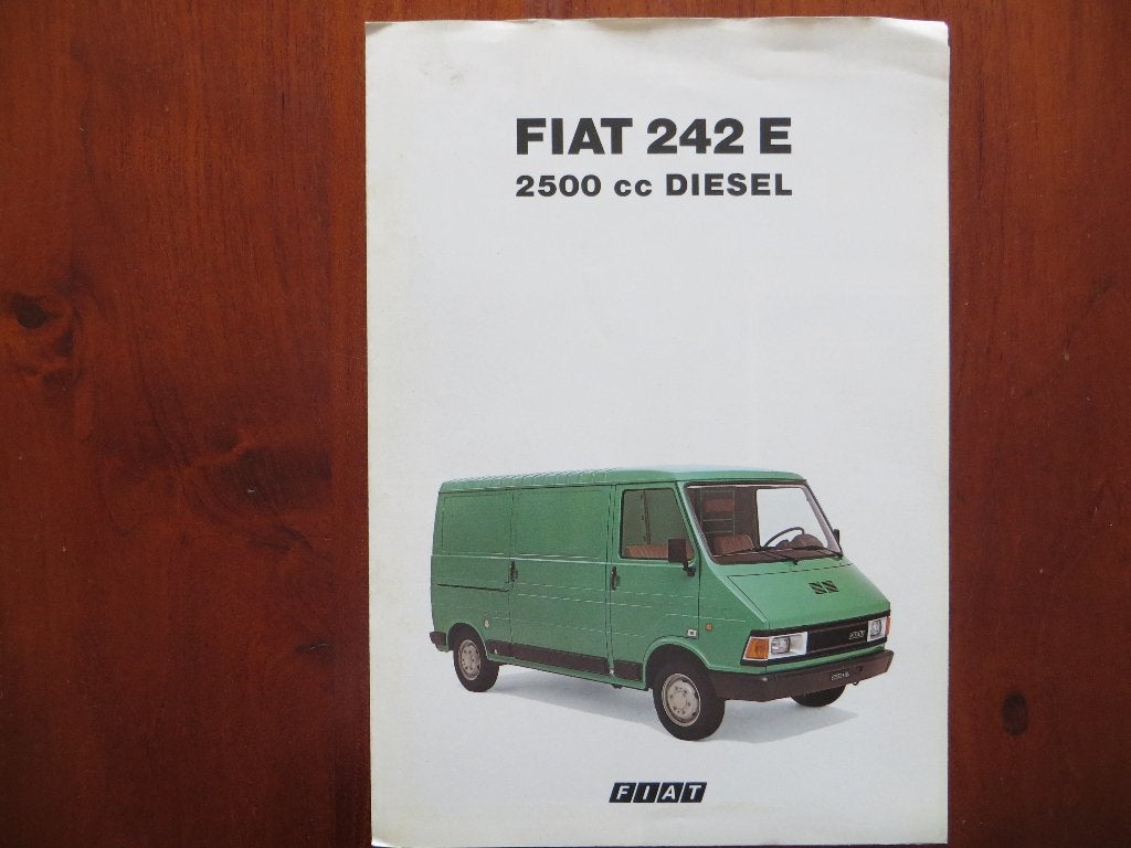 Fiat 242 E 2500 cc diesel (febr. 1980), Boeken, Ophalen of Verzenden, Zo goed als nieuw, Overige merken