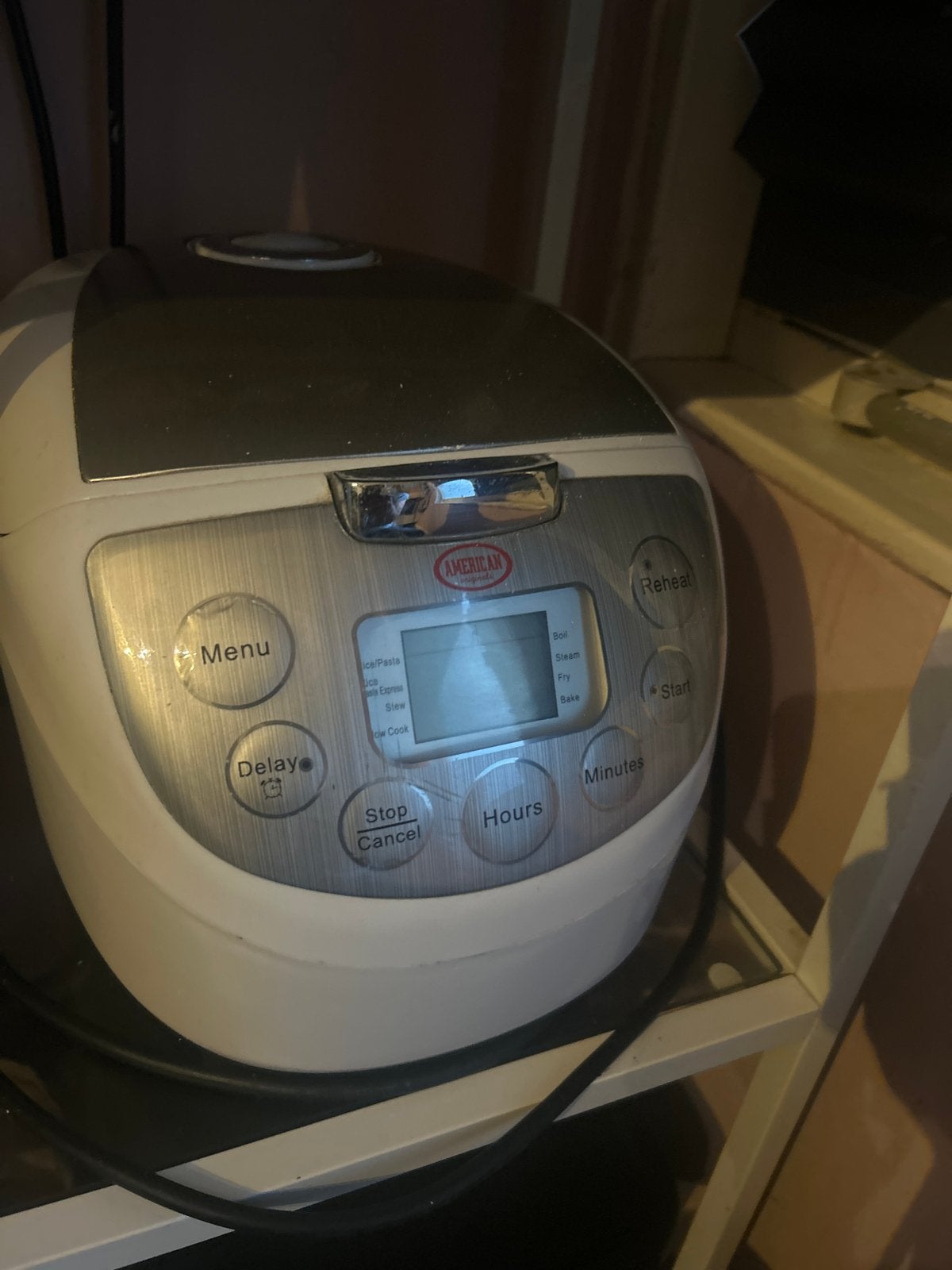American Originals Slowcooker - Rijstkoker, Sudderpan, Ophalen, Timer, Gebruikt