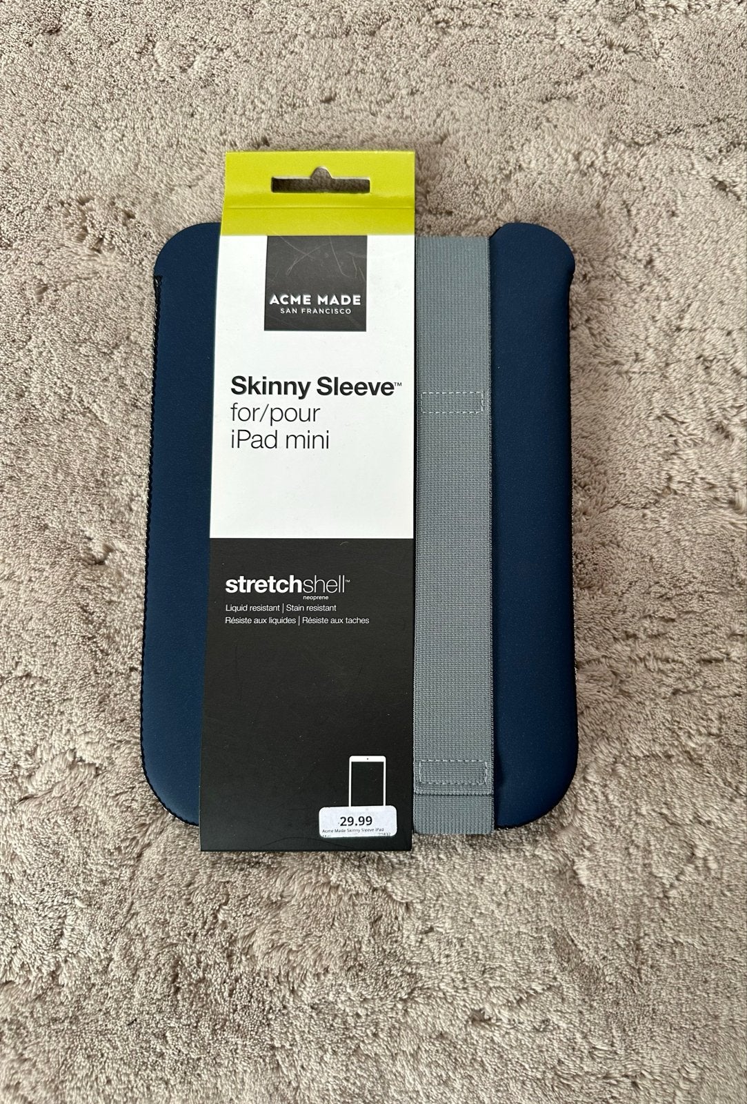ACME Made Skinny Sleeve voor iPad Mini (Nieuw), Computers en Software, Apple iPads, Blauw, Nieuw, Ophalen of Verzenden, 64 GB