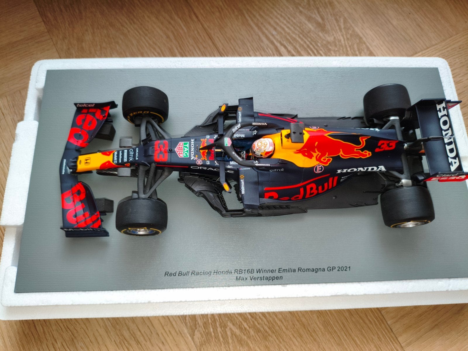 Red Bull Racing Honda RB16B Max Verstappen 1/18, Ophalen, Nieuw, Auto, Overige merken