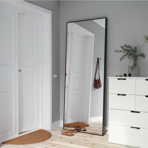 Ikea spiegel Hovet, Huis en Inrichting, Woonaccessoires | Spiegels, Ophalen, Zo goed als nieuw, Rechthoekig, 150 tot 200 cm