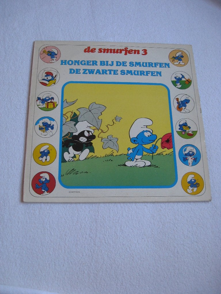 Sepp/Peyo - LP de smurfen 3 (twee thema's), Ophalen, Gebruikt, Muzieksmurf
