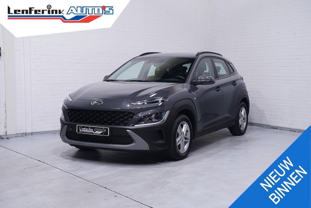 Hyundai Kona 1.0 T-GDI Premium 2WD Clima Cruise Camera Stoel, Auto's, Hyundai, Voorwielaandrijving, Gebruikt, Euro 6, Automatische klimaatregeling
