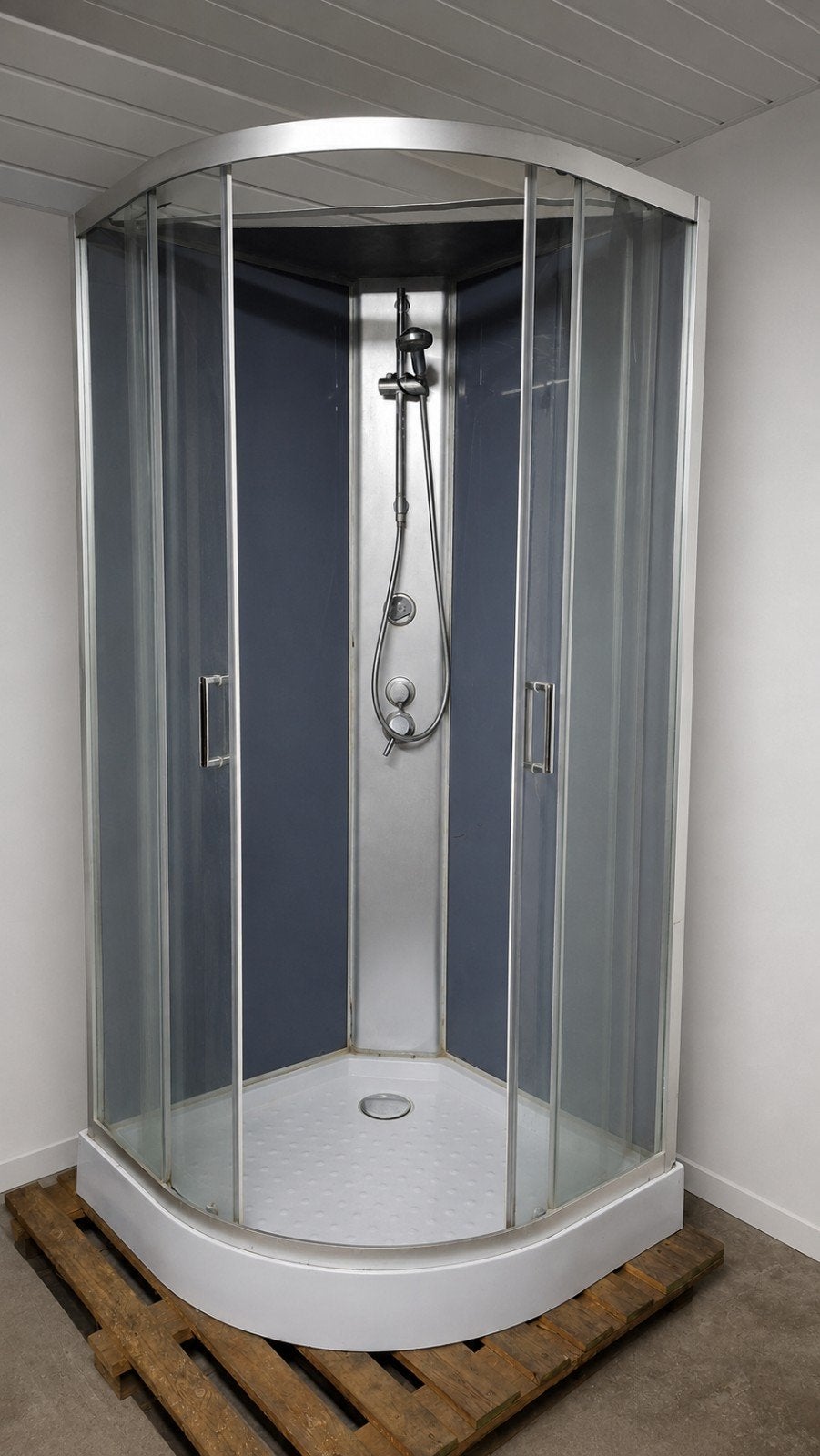 Nooddouche douchecabine 90x90cm, Ophalen, Douche