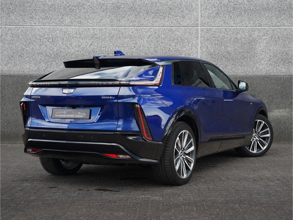 Cadillac Lyriq Sport 600 E4 |Glazen Dak |Stoel verwarming- v, Auto's, Cadillac, Automaat, Gebruikt, Blauw, Automatische klimaatregeling