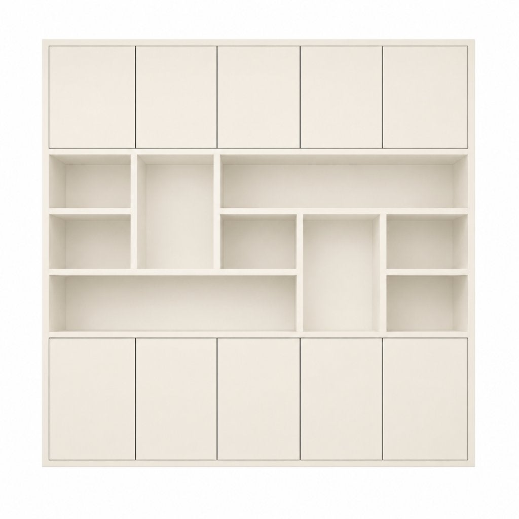 Voorraad vakkenkast Liverpool 240x40x240H cm - WEG=WEG, Met deur(en), Nieuw, 25 tot 50 cm, 200 tot 250 cm