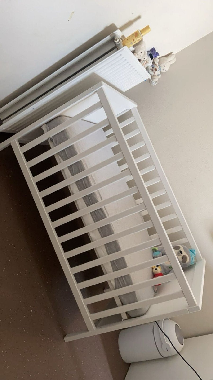 Wit ledikant, Kinderen en Baby's, Ophalen of Verzenden, Gebruikt, Ledikant
