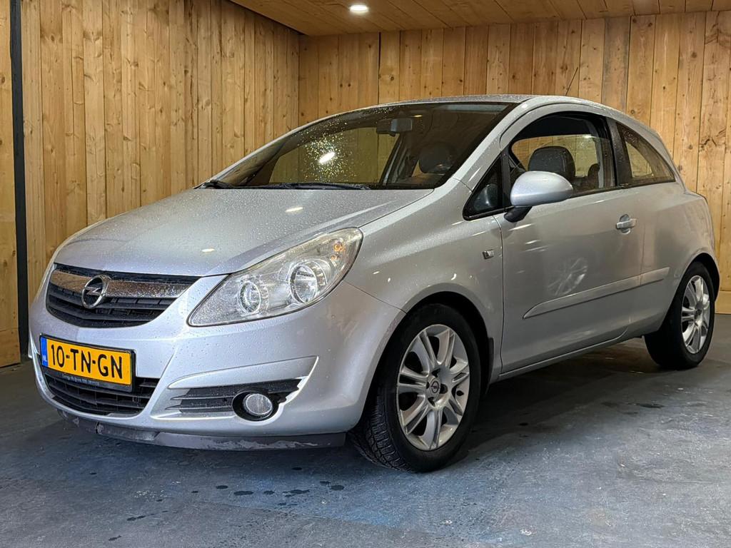 Opel Corsa 1.4-16V Cosmo 2007 Airco 147.000 KM APK 2027, Voorwielaandrijving, Gebruikt, 4 cilinders, Origineel Nederlands