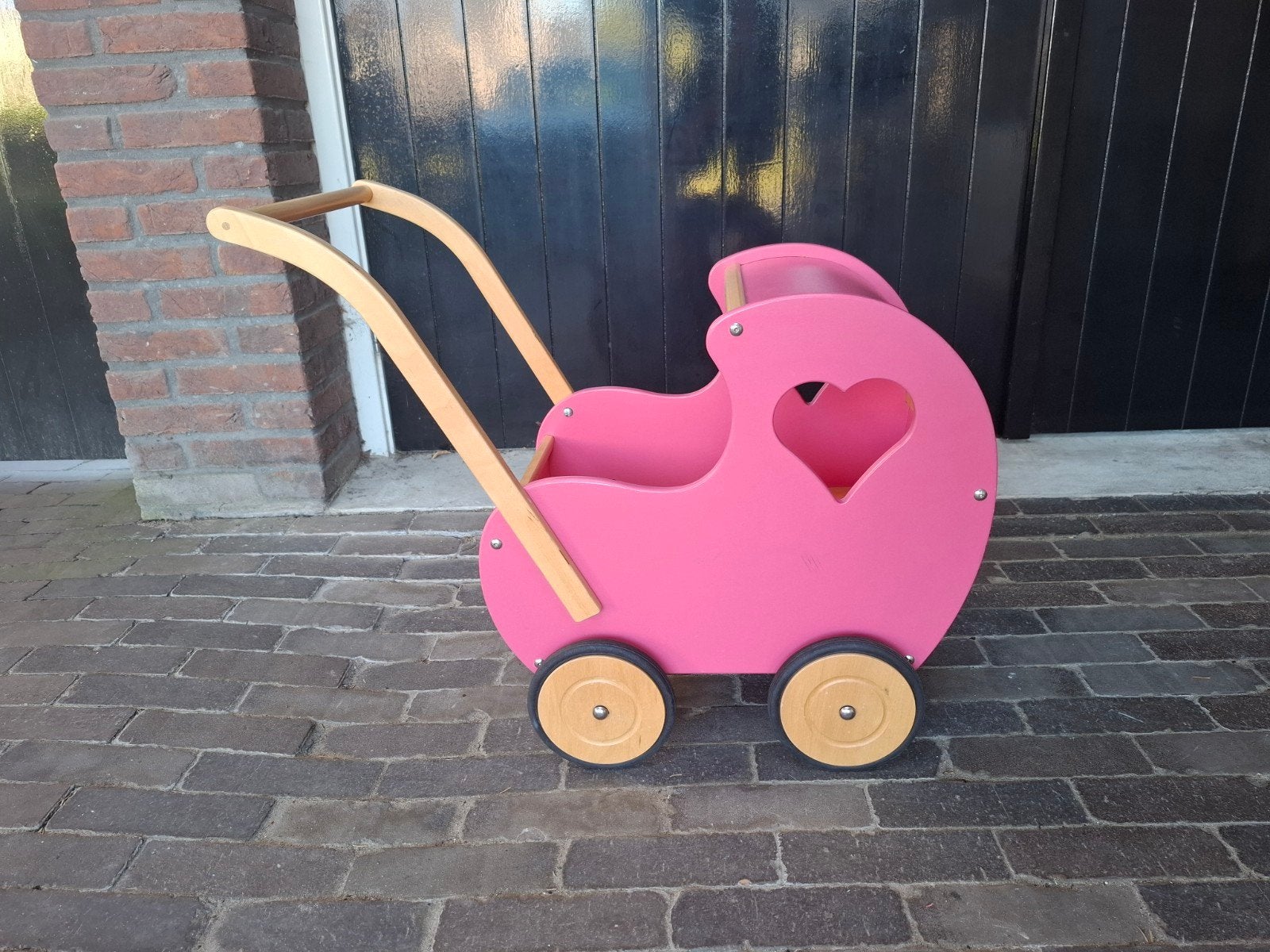 Leuke roze kinderwagen voor poppen, Ophalen, Gebruikt, Overige typen