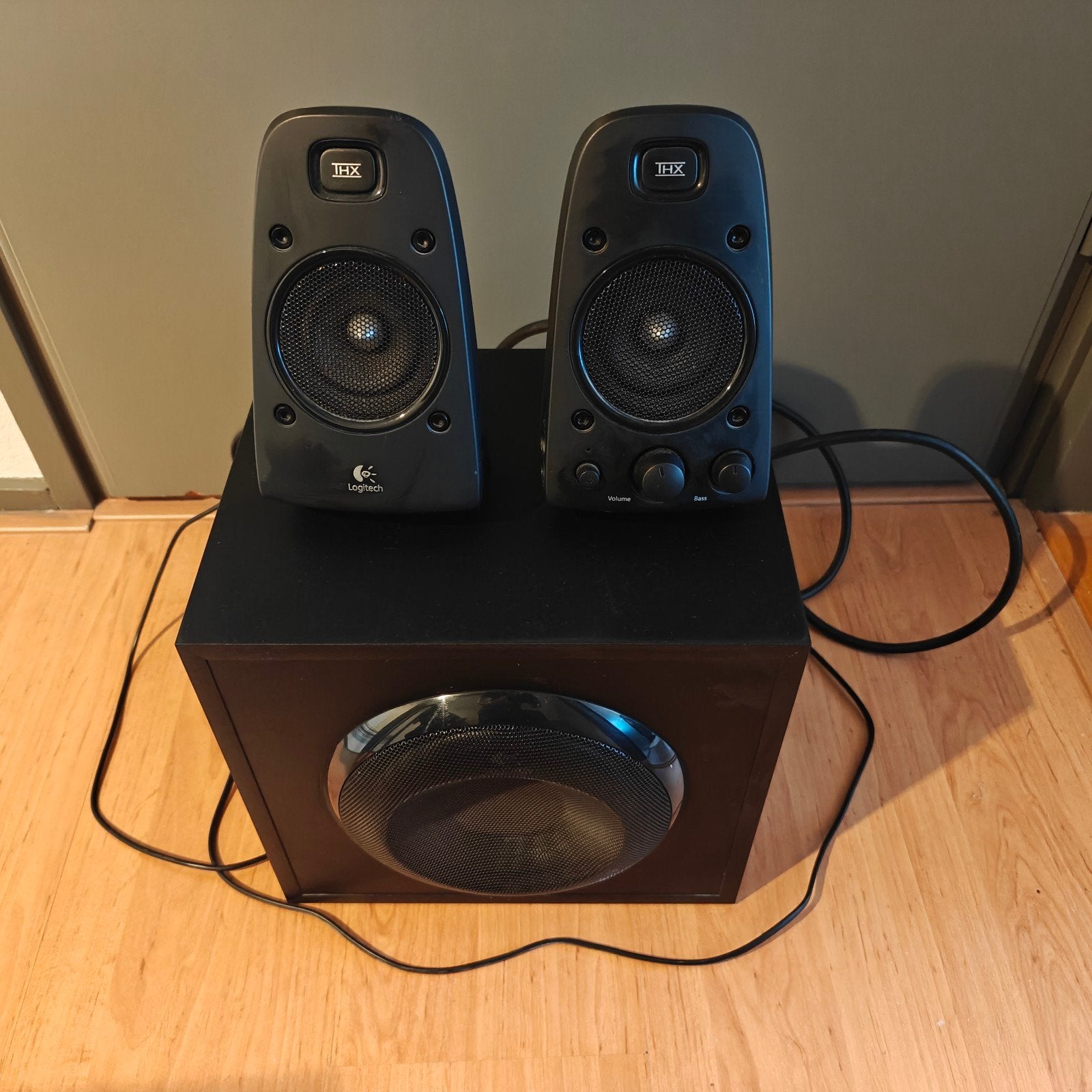Logitech Speaker System Z623 THX 2.1 Speakerset, Audio, Tv en Foto, 150 watt of meer, Gebruikt, Logitech, Speakerset