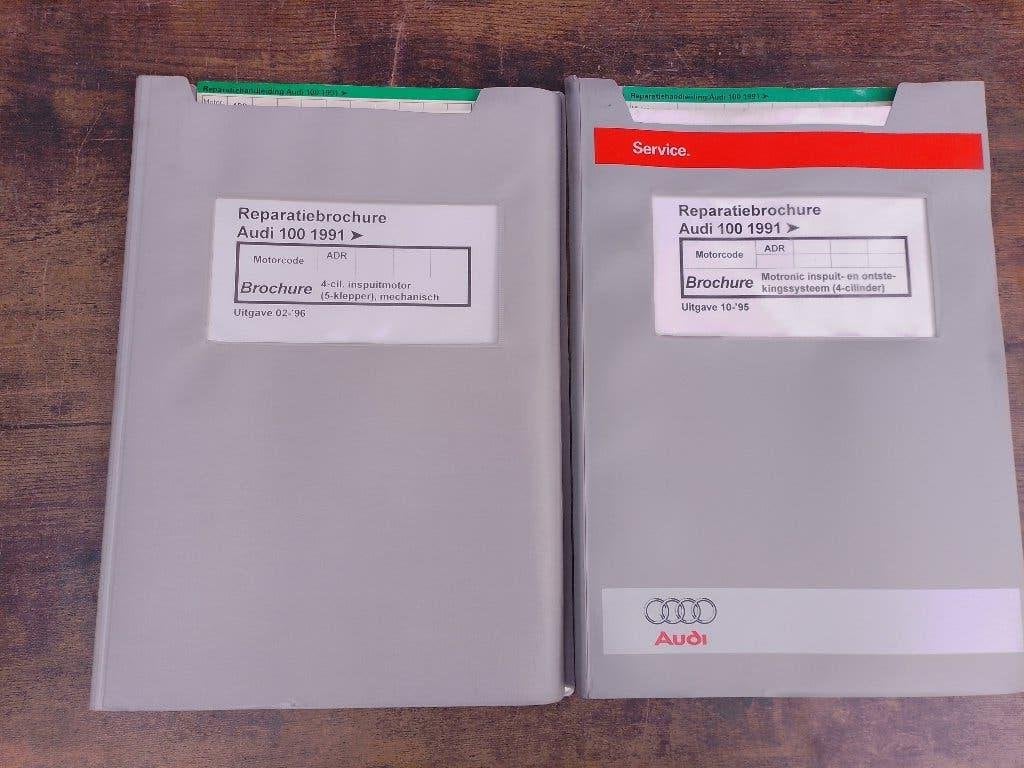 Audi A6 1994-97 dealer werkplaatsboeken 1.8 20V motor ADR, Verzenden, Gelezen, Audi