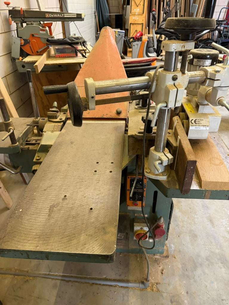 SCM C35 Industriële Combinatiemachine met Langgatboor – 380v, Doe-het-zelf en Verbouw, Ophalen, Gebruikt, 1200 watt of meer, 70 mm of meer