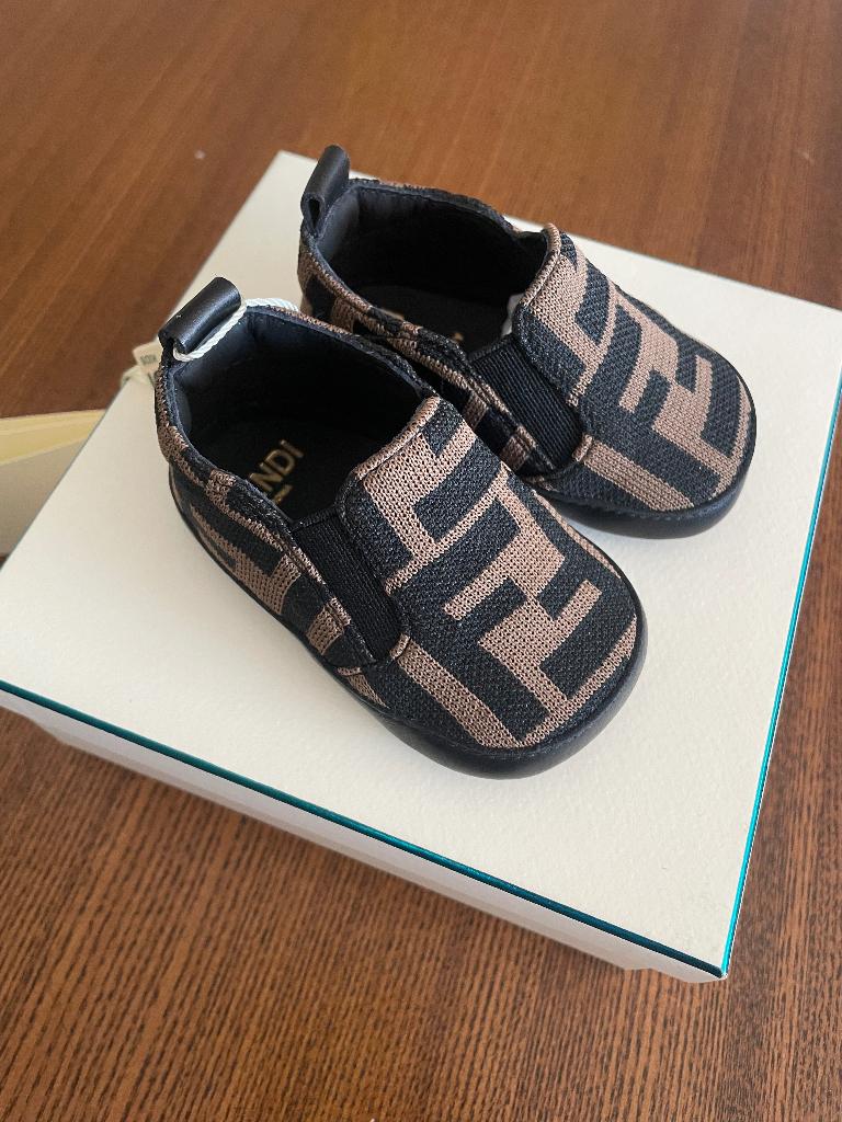 Fendi FF Slip-on baby schoenen 18, Schoentjes, Jongetje of Meisje, Fendi, Nieuw