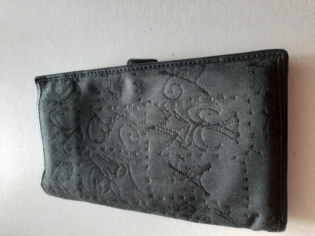 Zwart etui voor pasjes, Ophalen of Verzenden, Gebruikt, Zwart, Leer