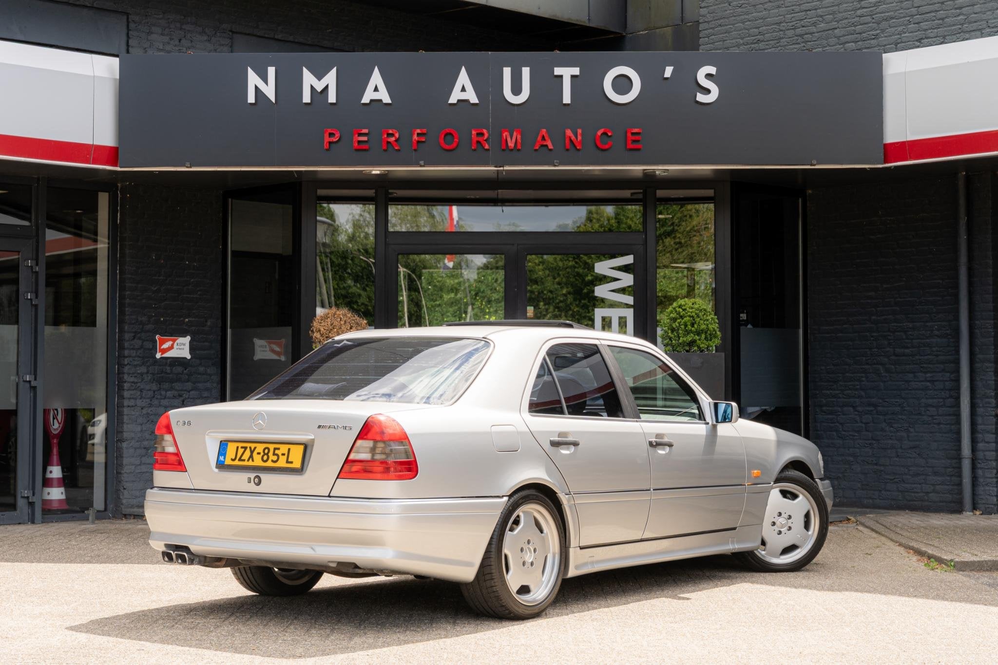 Mercedes-Benz C-klasse AMG 36 74.100KM/FULL OPTION/280PK/MON, Automaat, Achterwielaandrijving, Gebruikt, Leder