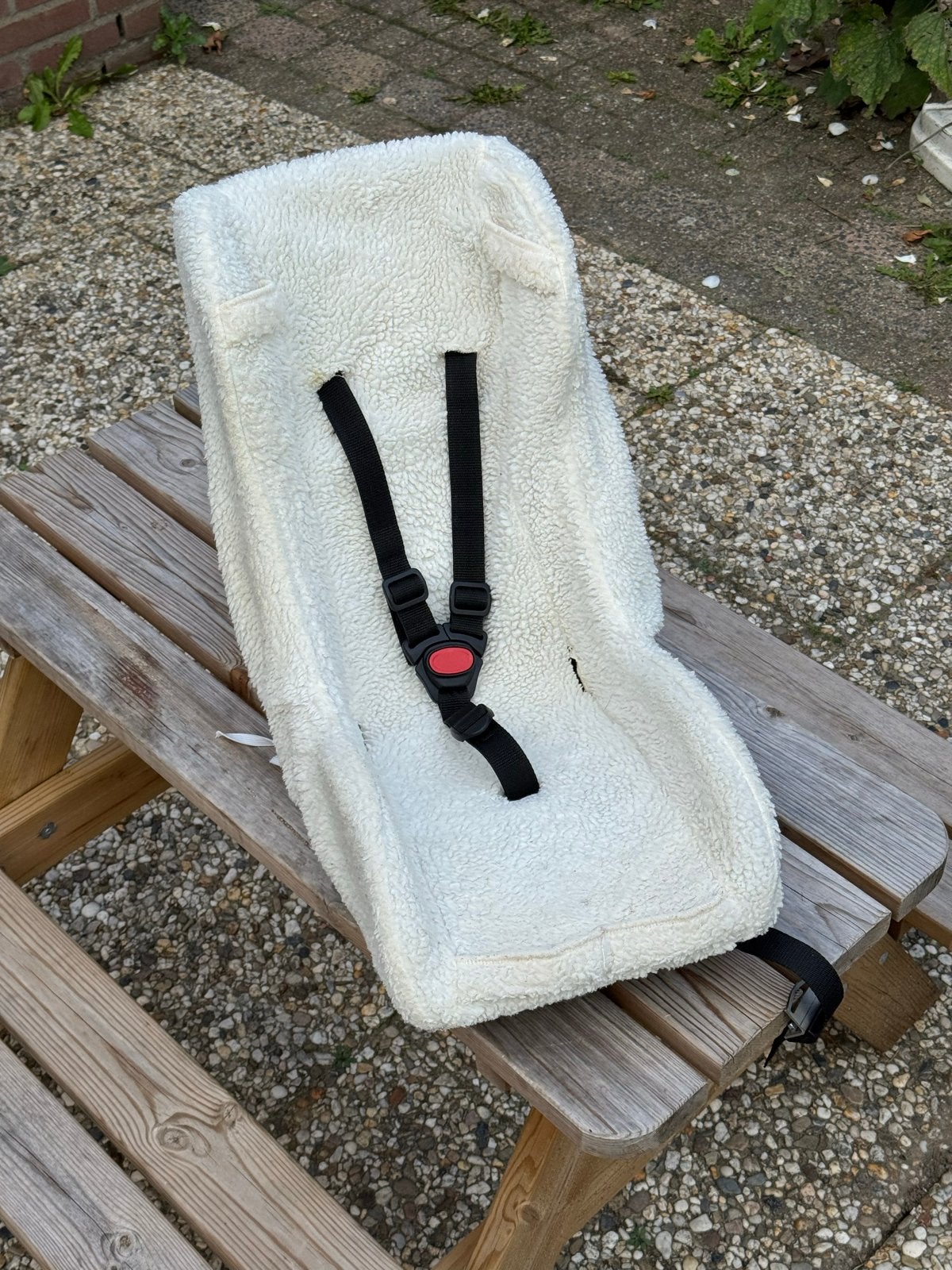 Dreumes/peuter kuipje/stoeltje voor in bakfiets, Ophalen, Gebruikt, 0 t/m 13 kg, Voorzitje