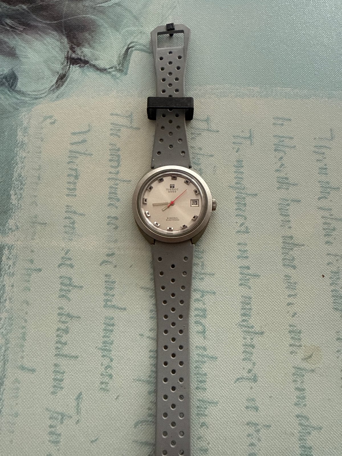 Tissot Sideral Electronic Horloge - Vintage, Overige merken, Overige materialen, Gebruikt, Polshorloge