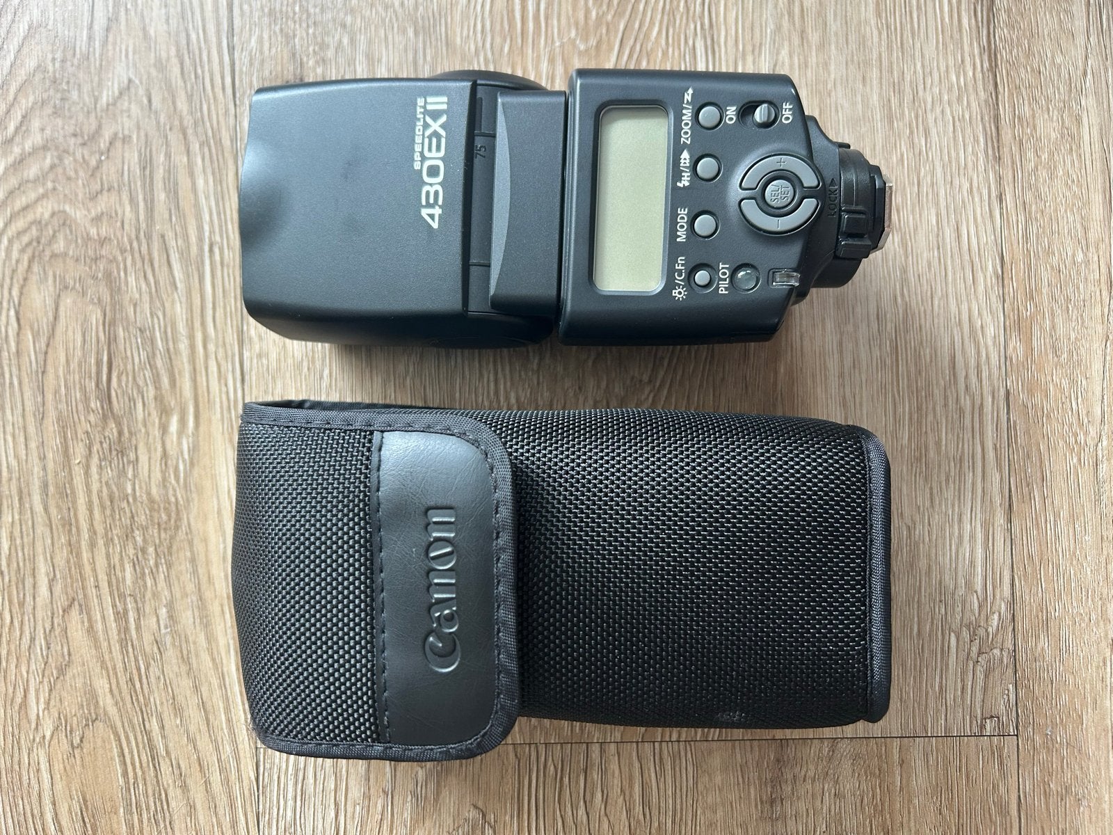 Canon Speedlite 430EX II flitser met etui, Audio, Tv en Foto, Fotografie | Flitsers, Draaibaar, Gebruikt, Canon, Externe flitser