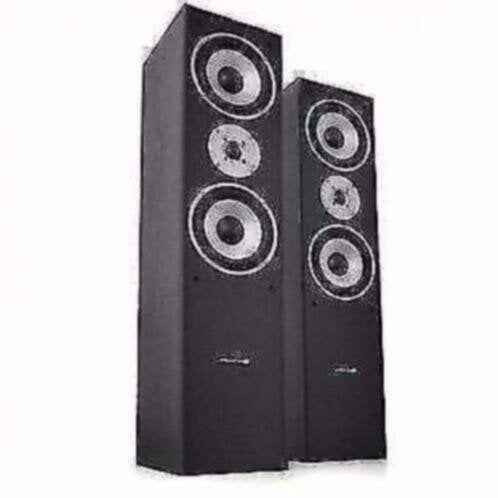 3 weg Hifi Speakers 180 Watt Max Zwart, Overige merken, ., Nieuw, Ophalen of Verzenden