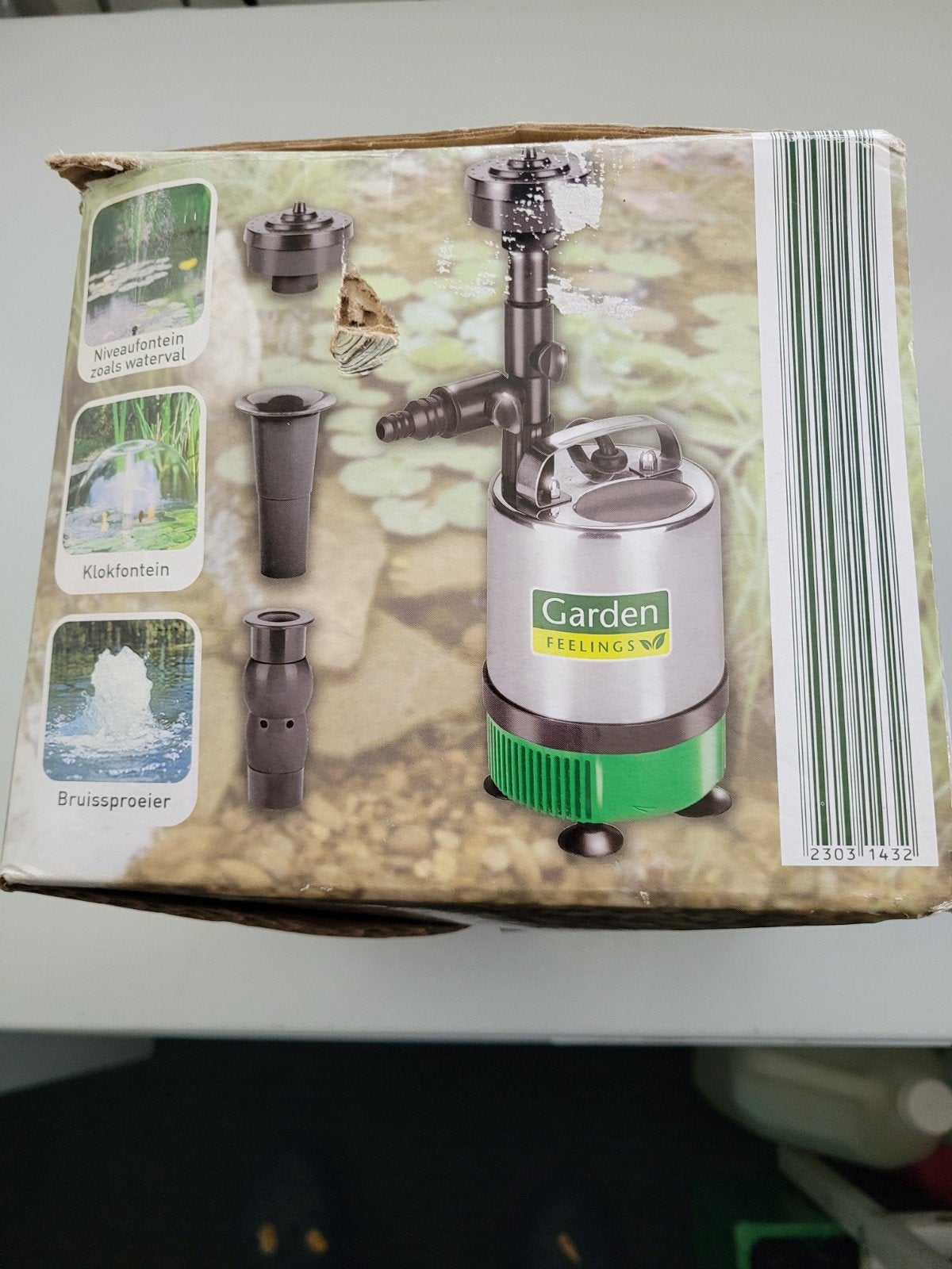Nieuwe Garden Feelings vijverpomp in doos, Tuin en Terras, Waterpompen, Ophalen of Verzenden