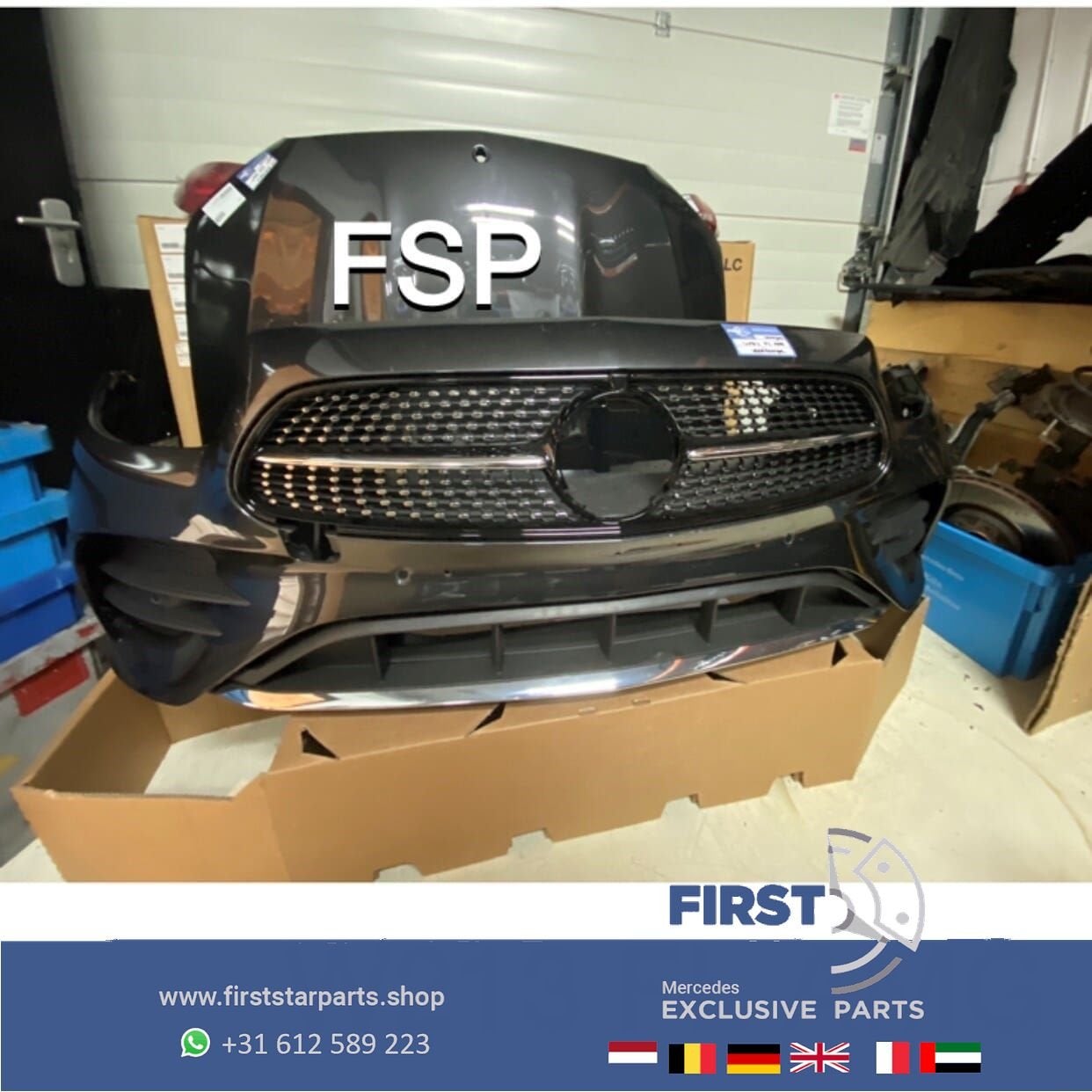 W213 S213 W238 FACELIFT 43 AMG VOORKOP Mercedes E Klasse 202, Gebruikt, -, Voor, Ophalen of Verzenden