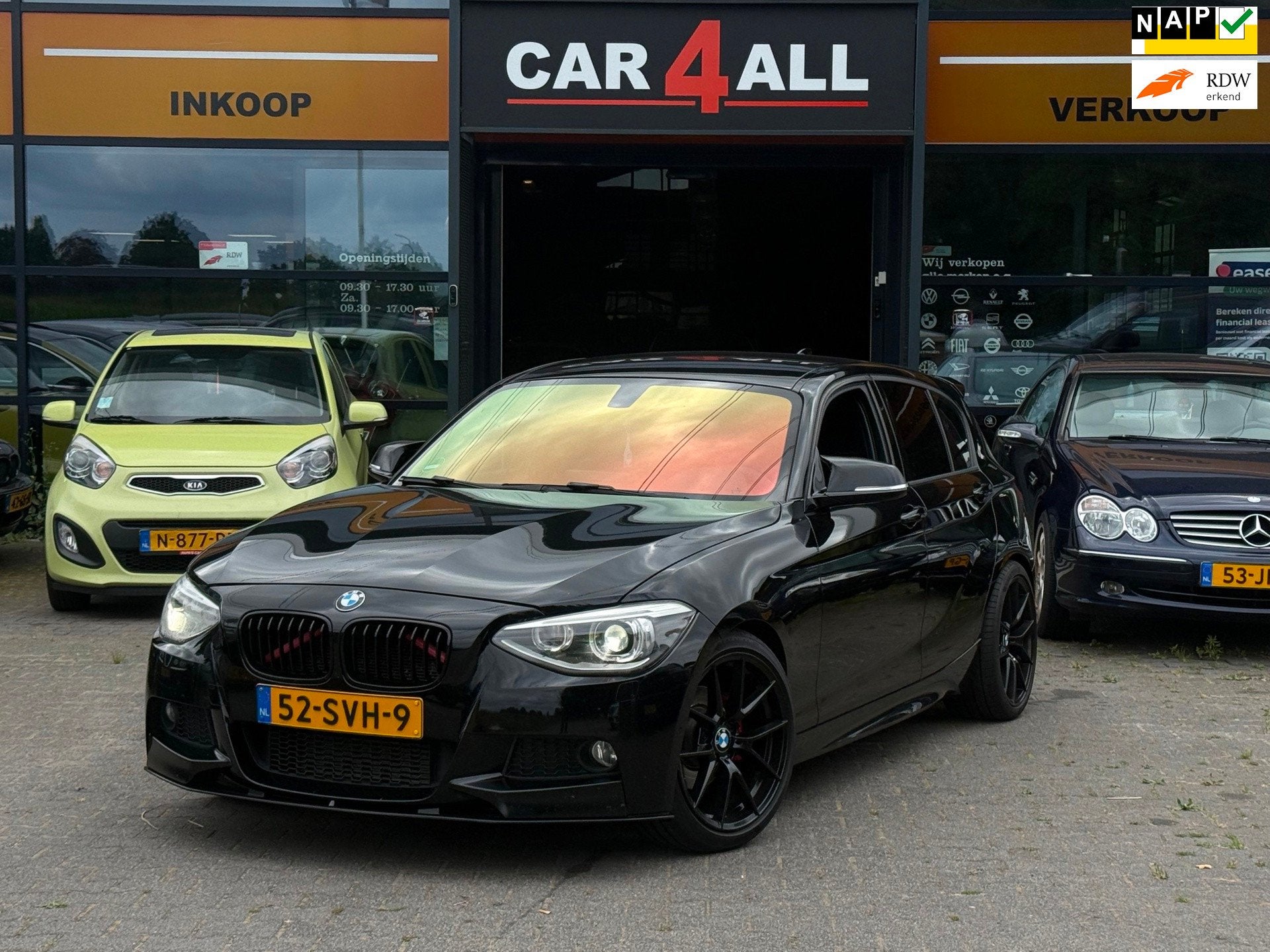BMW 1-serie 118i Business LIEFHEBBERSAUTO/NAP/APK 17-7-2027/, 1-Serie, Euro 5, Gebruikt, Zwart